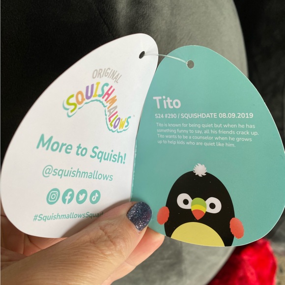 24” Titi the Toucan Squishmallow New with Tags (Rare) - Picture 3 of 4